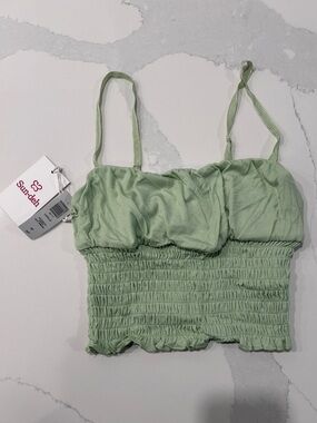 Aritzia “sun-Deh” Light Green Tank Top NWT